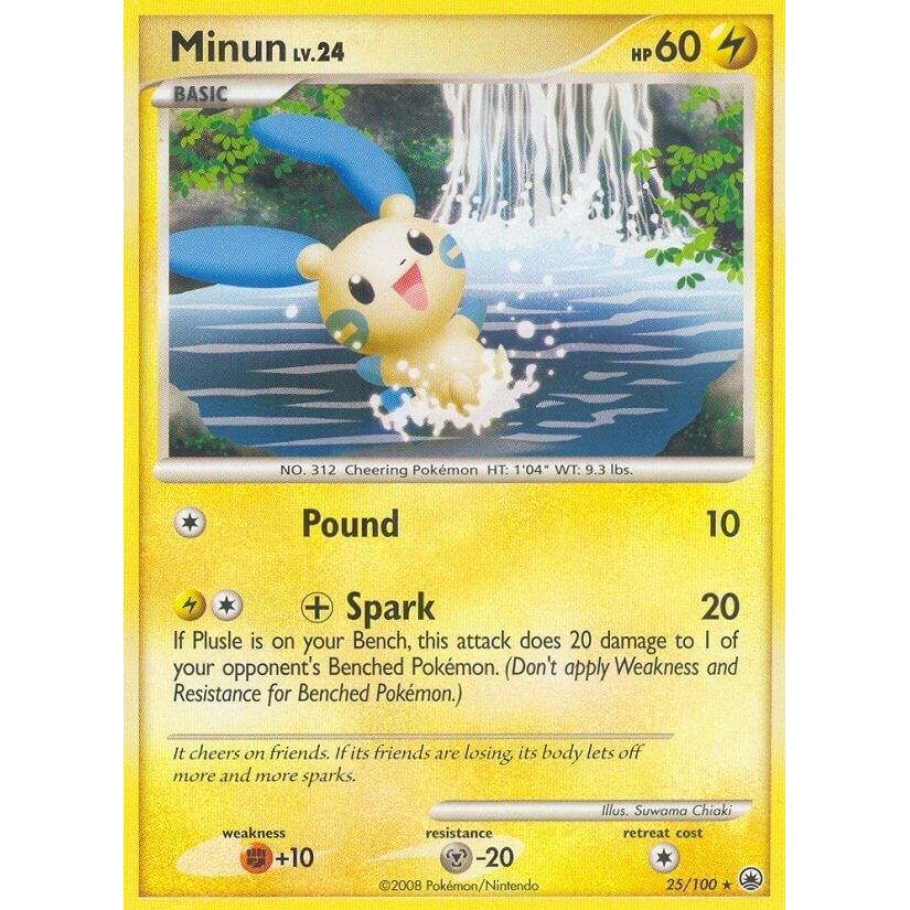 Image for Minun (25/100) (MD) - Pokemon