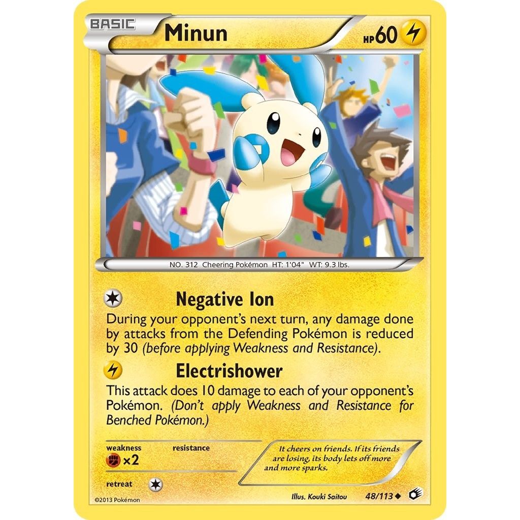 Image for Minun (48/113) (LTR) - Pokemon