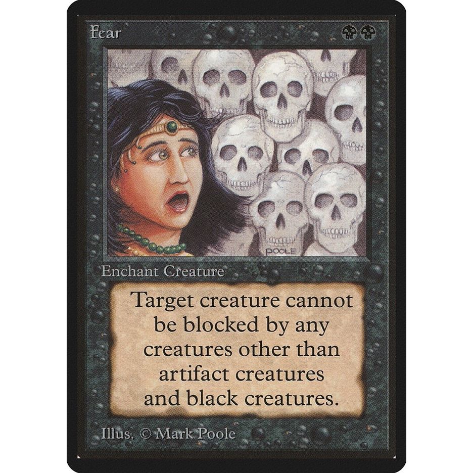 Image for Fear (LEB) - Magic: The Gathering