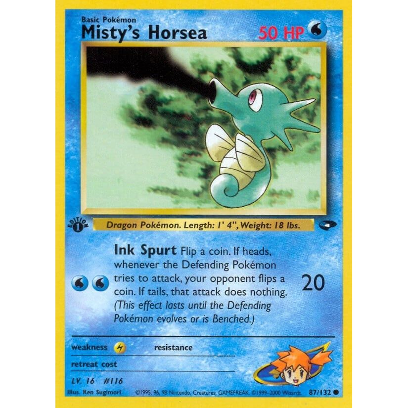 Image for Misty's Horsea (087/132) (G2) - Pokemon