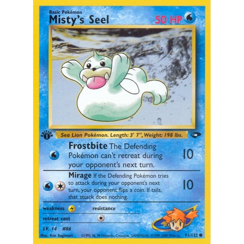 Image for Misty's Seel (091/132) (G2) - Pokemon