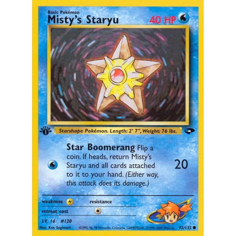 Image for Misty's Staryu (092/132) (G2) - Pokemon