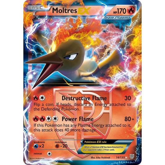 Image for Moltres EX (Team Plasma) (14/135) (PLS) - Pokemon
