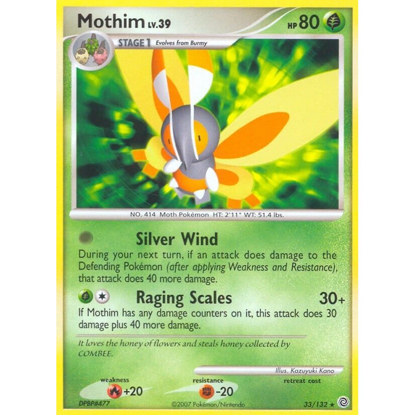 Image for Mothim (33/132) (SW) - Pokemon