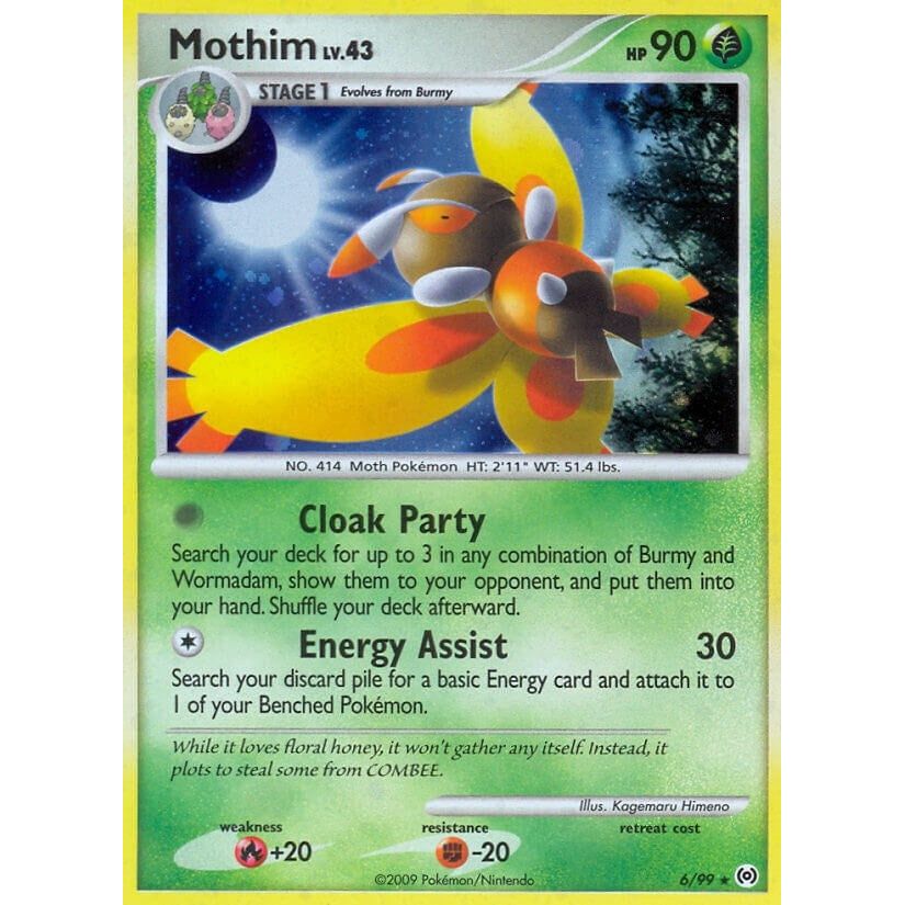 Image for Mothim (6/99) (AR) - Pokemon