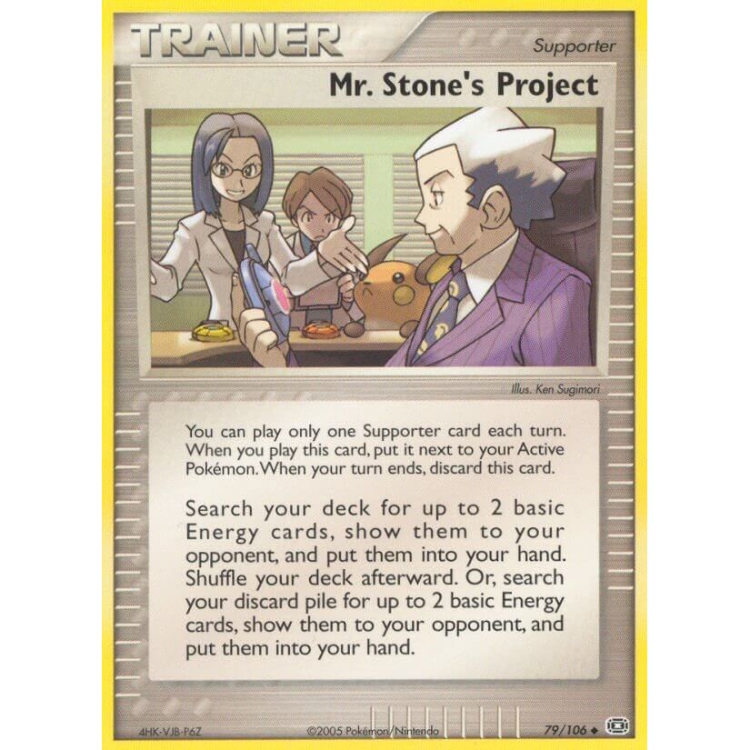 Image for Mr. Stone's Project (79/106) (EM) - Pokemon