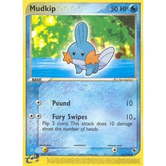Image for Mudkip (60/109) (RS) - Pokemon