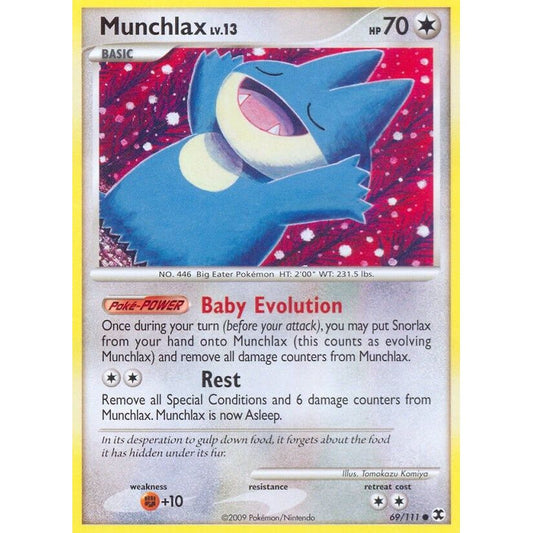 Image for Munchlax (69) (69/111) (RR) - Pokemon