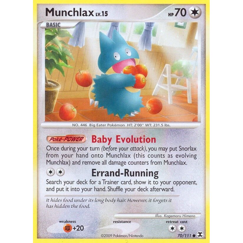Image for Munchlax (70) (70/111) (RR) - Pokemon