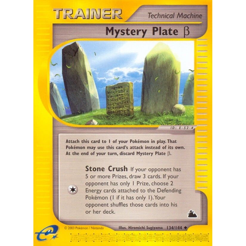 Image for Mystery Plate Beta (134/144) (SK) - Pokemon