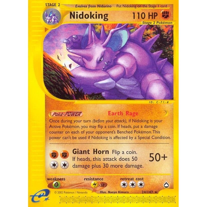 Image for Nidoking (24) (024/147) (AQ) - Pokemon