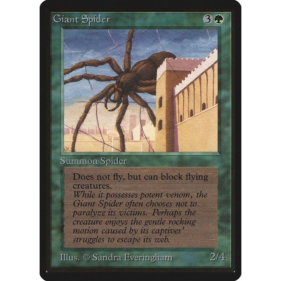 Image for Giant Spider (LEB) - Magic: The Gathering