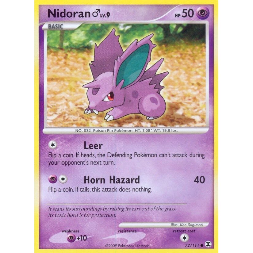 Image for Nidoran M (72/111) (RR) - Pokemon