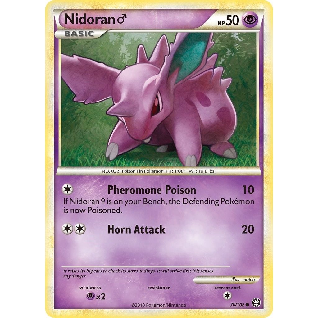 Image for Nidoran M (70/102) (TM) - Pokemon