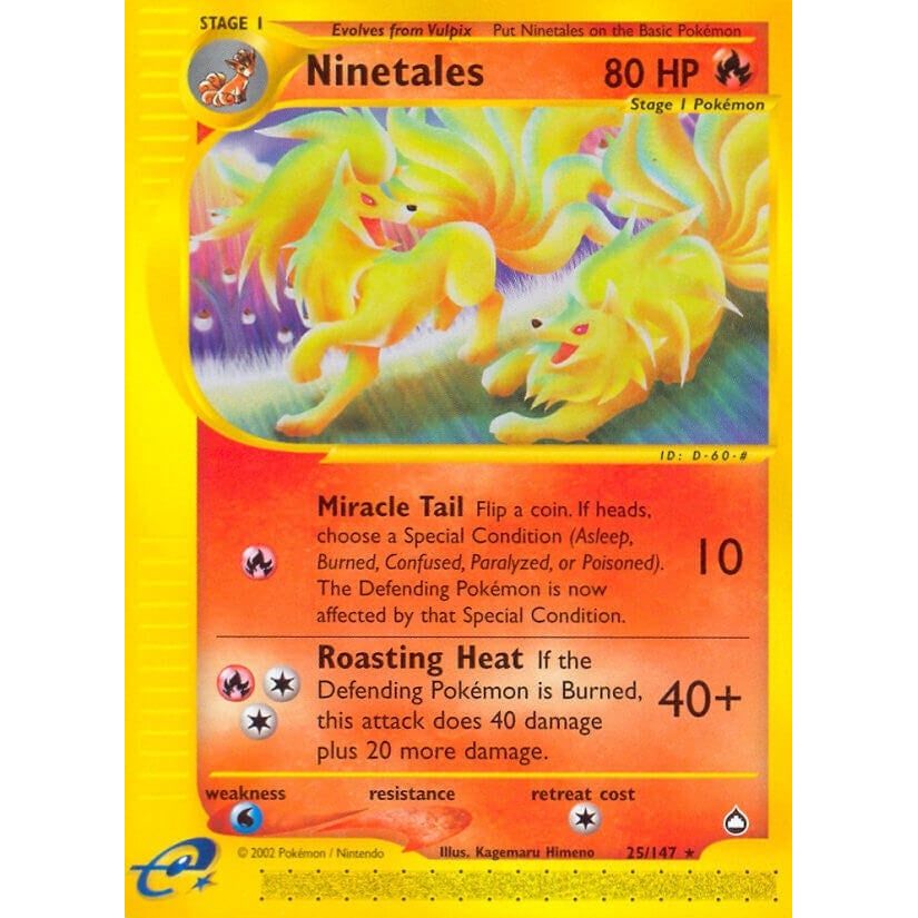 Image for Ninetales (025/147) (AQ) - Pokemon