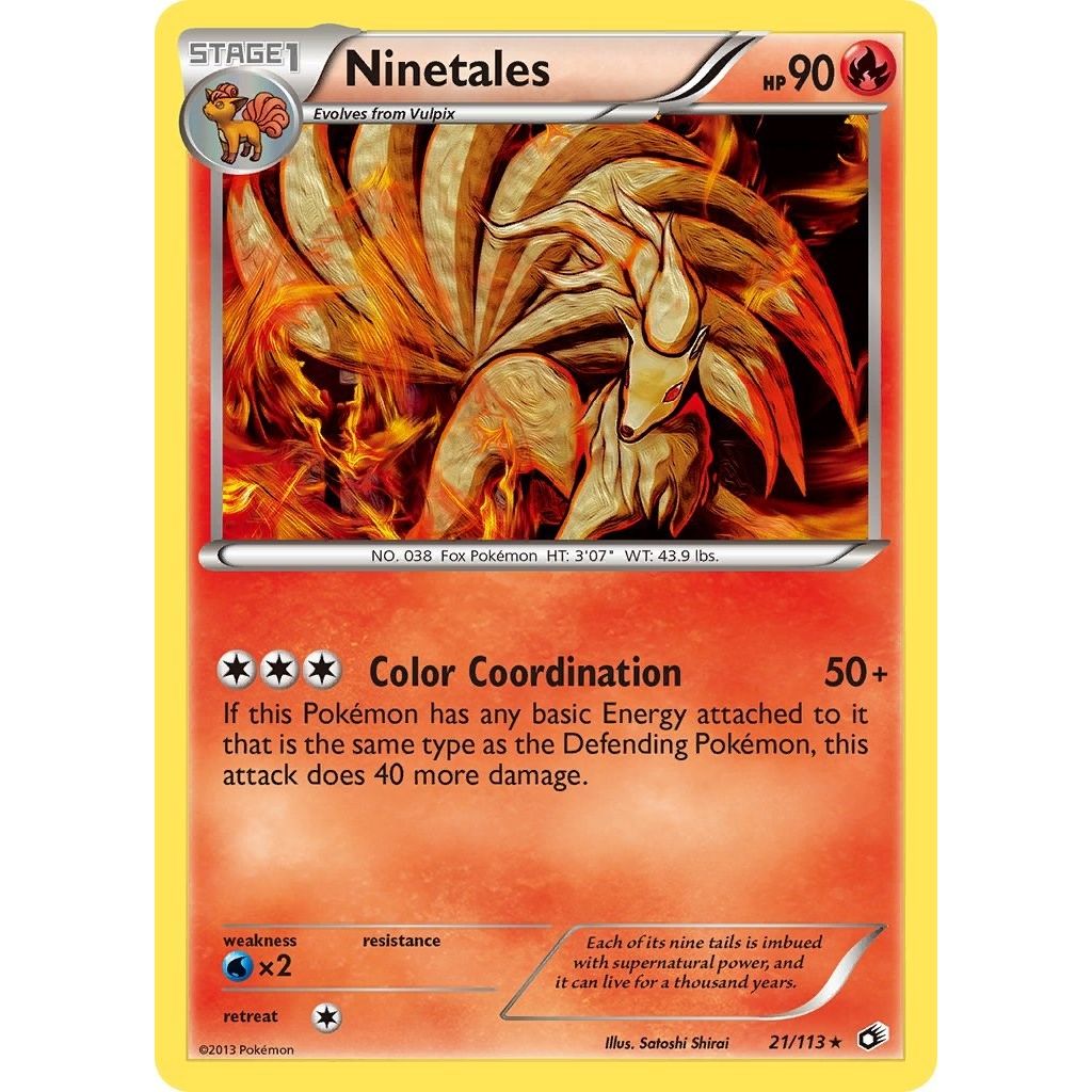 Image for Ninetales (21/113) (LTR) - Pokemon