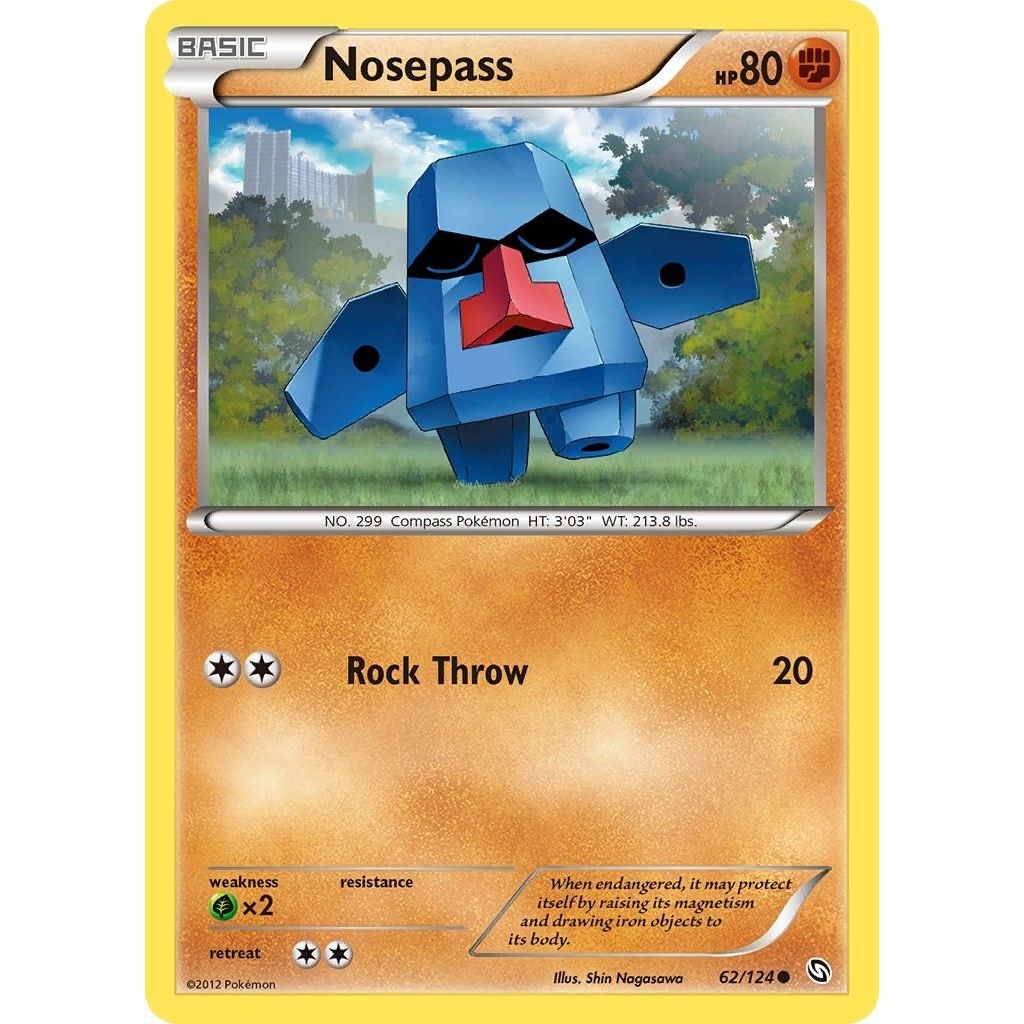 Image for Nosepass (62/124) (DRX) - Pokemon