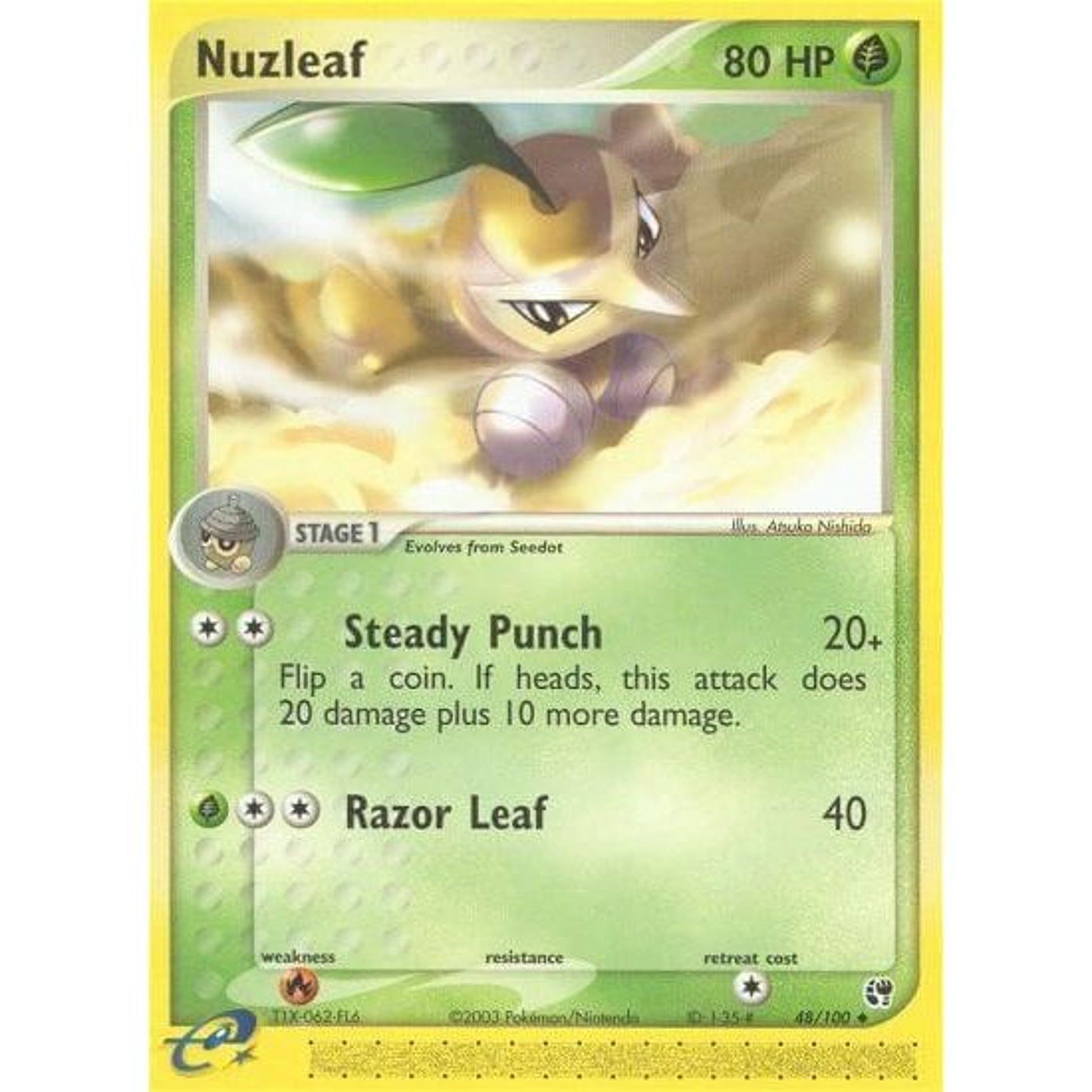 Image for Nuzleaf (48/100) (SS) - Pokemon