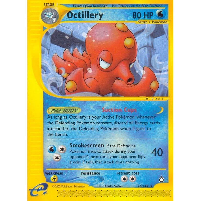 Image for Octillery (026/147) (AQ) - Pokemon