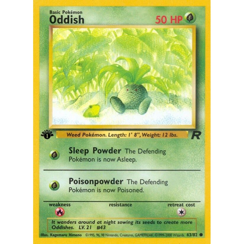 Image for Oddish (63/82) (TR) - Pokemon