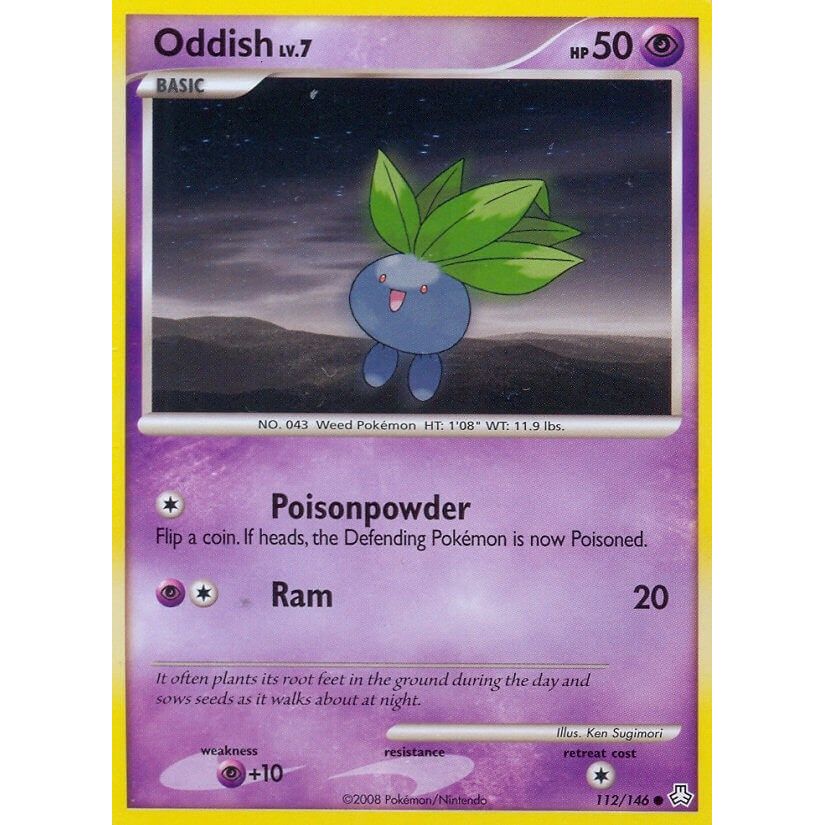 Image for Oddish (112) (112/146) (LA) - Pokemon