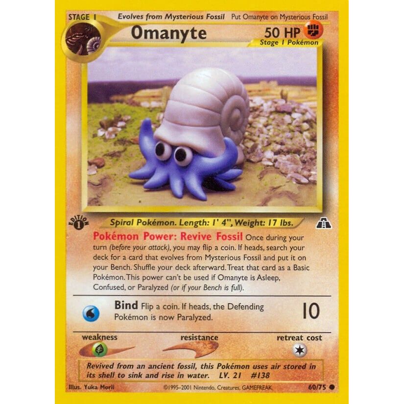 Image for Omanyte (60/75) (N2) - Pokemon