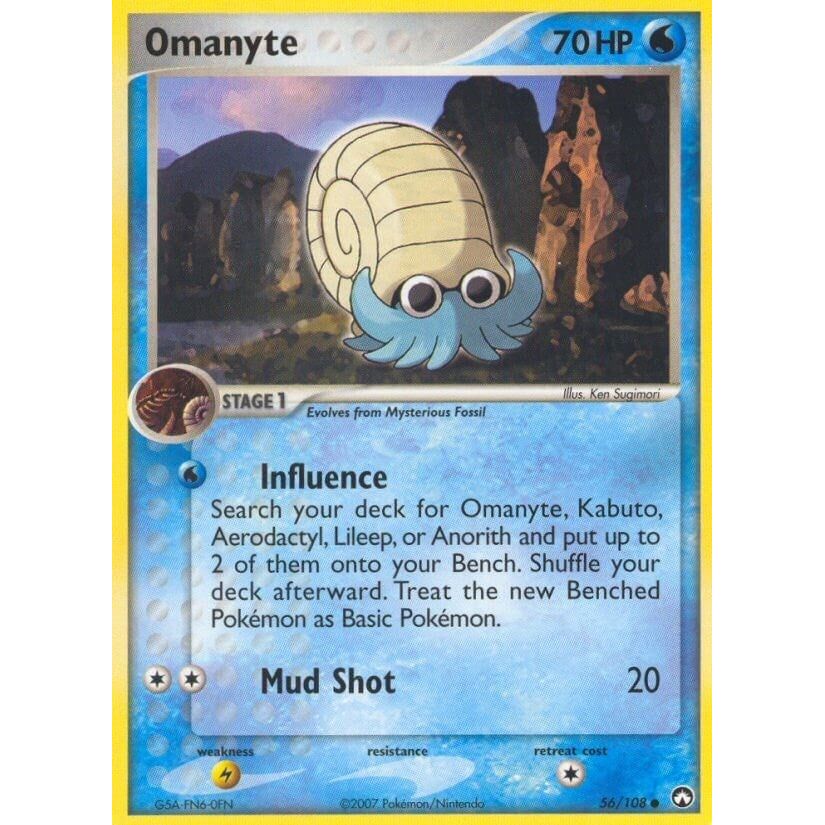 Image for Omanyte (56/108) (PK) - Pokemon