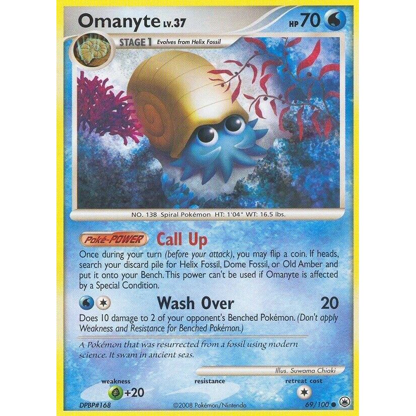Image for Omanyte (69/100) (MD) - Pokemon