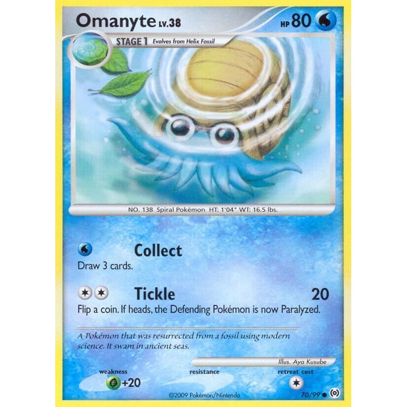 Image for Omanyte (70/99) (AR) - Pokemon