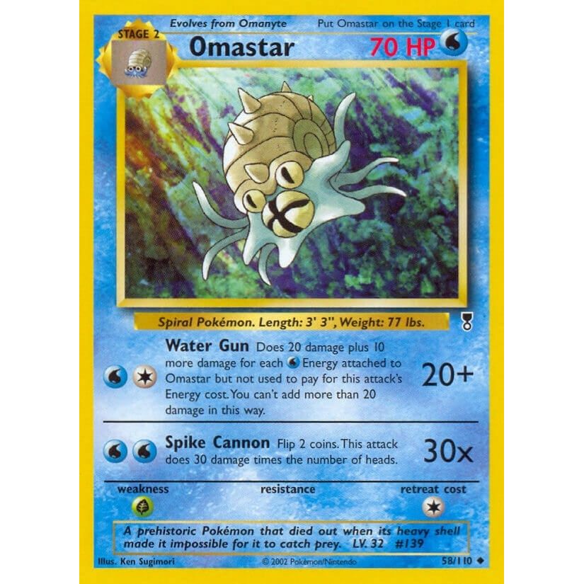 Image for Omastar (058/110) (LC) - Pokemon