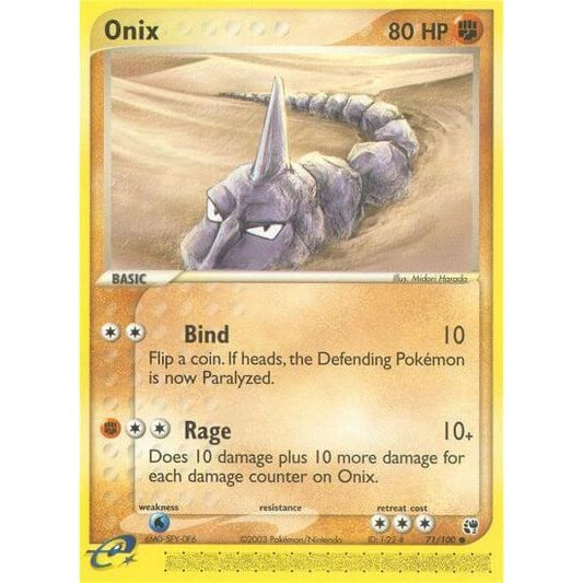 Image for Onix (71/100) (SS) - Pokemon