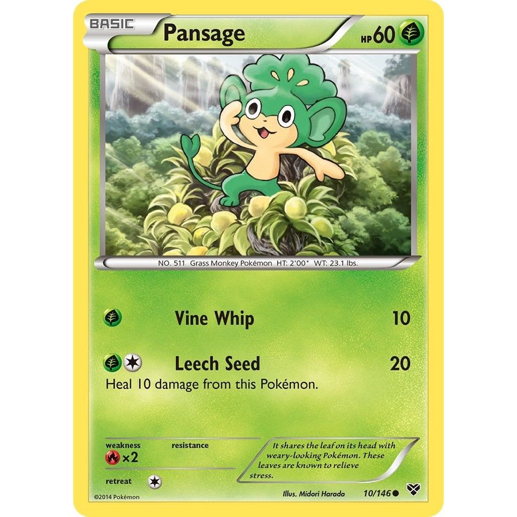 Image for Pansage (10/146) (XY) - Pokemon