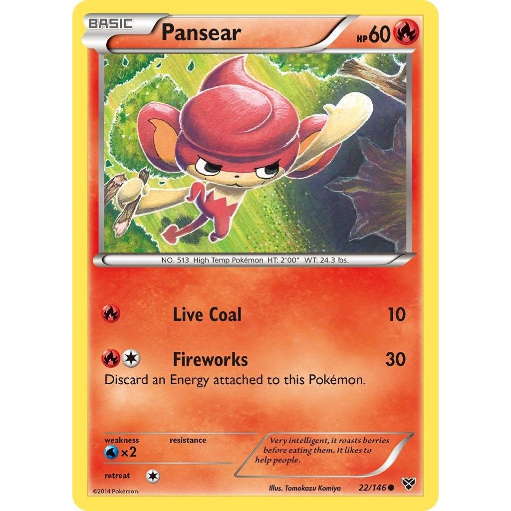 Image for Pansear (22/146) (XY) - Pokemon