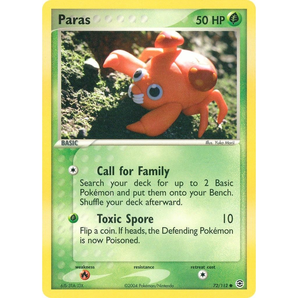 Image for Paras (72/112) (RG) - Pokemon