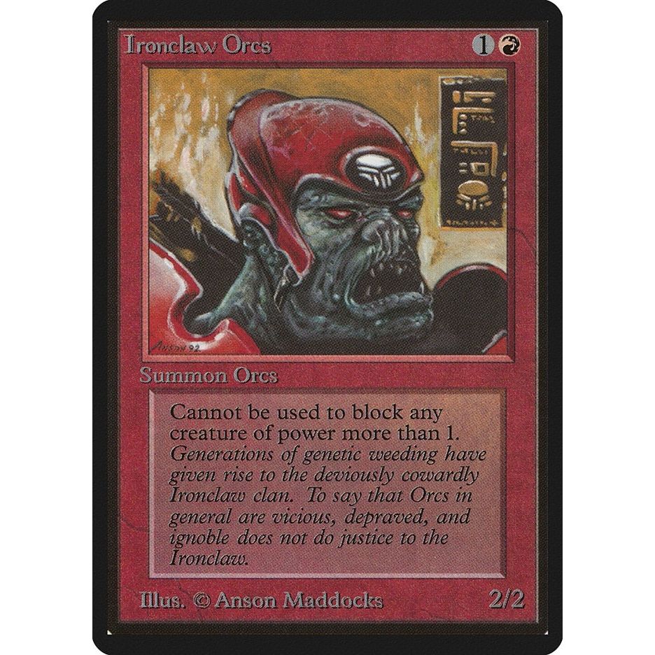 Image for Ironclaw Orcs (LEB) - Magic: The Gathering
