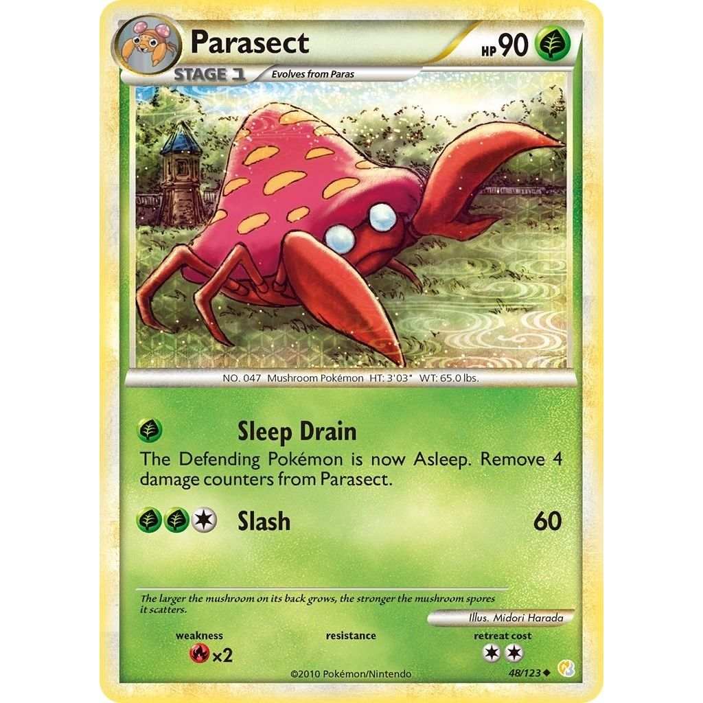 Image for Parasect (48/123) (HS) - Pokemon