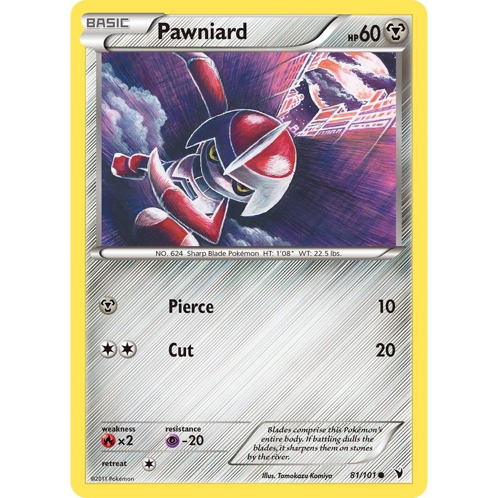 Image for Pawniard (81) (81/101) (NVI) - Pokemon