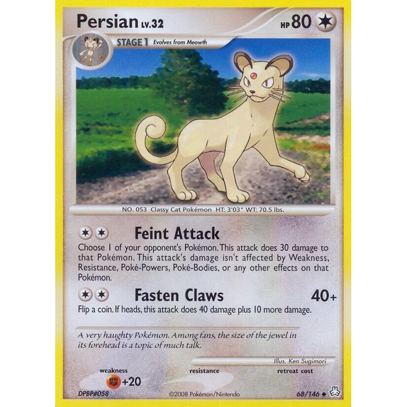 Image for Persian (68/146) (LA) - Pokemon