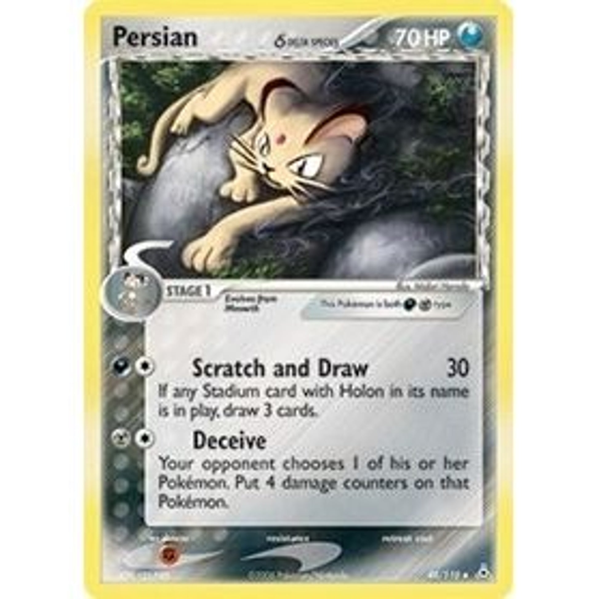 Image for Persian (Delta Species) (48/110) (HP) - Pokemon
