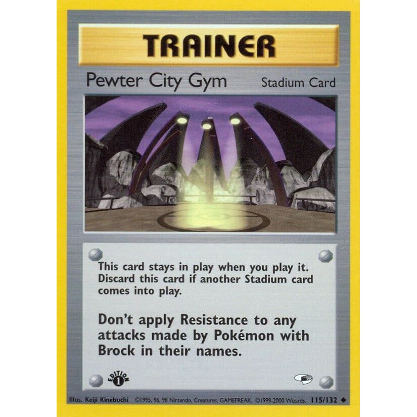 Image for Pewter City Gym (115/132) (G1) - Pokemon