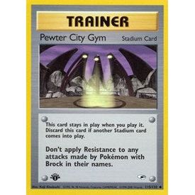 Pewter City Gym Pokemon