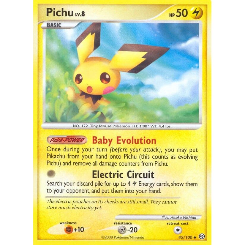 Image for Pichu (45/100) (SF) - Pokemon