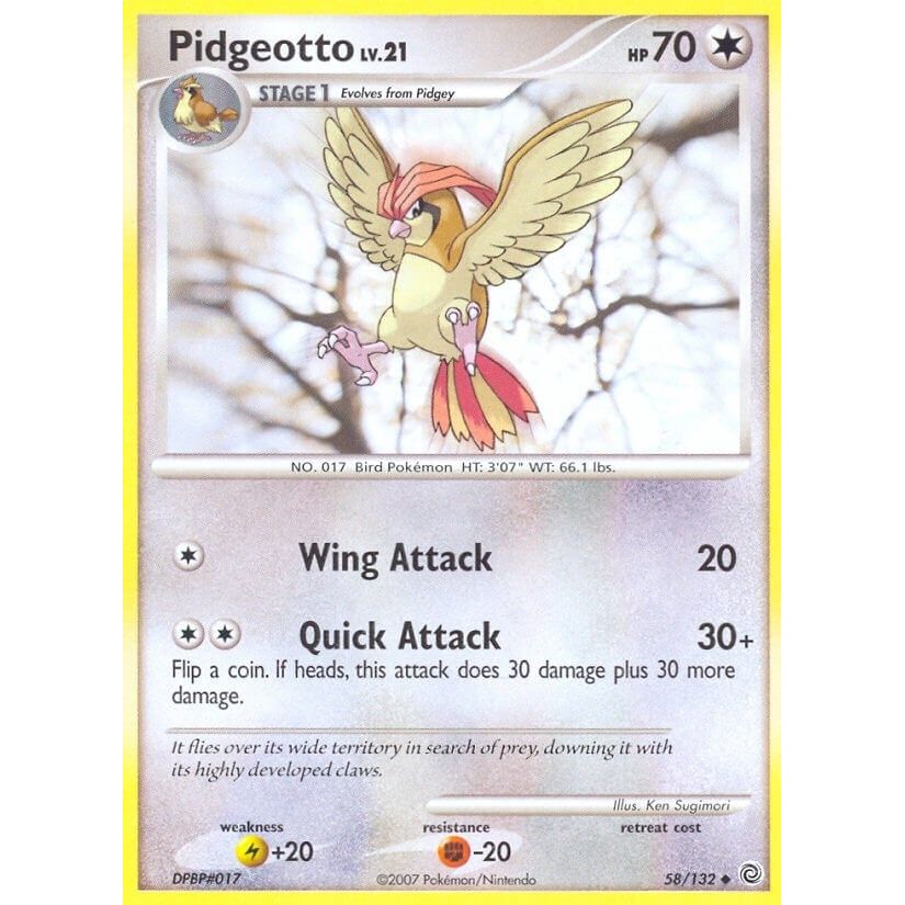 Image for Pidgeotto (58/132) (SW) - Pokemon