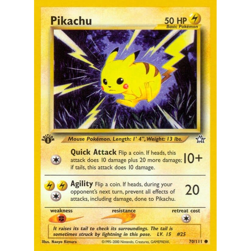 Image for Pikachu (070/111) (N1) - Pokemon