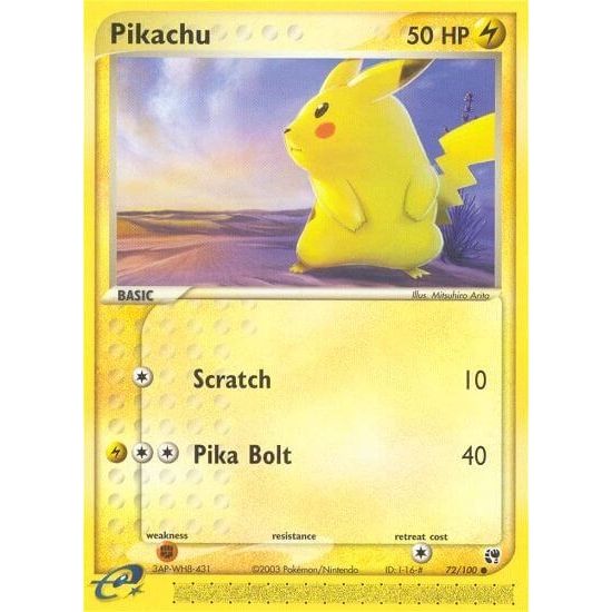 Image for Pikachu (72/100) (SS) - Pokemon
