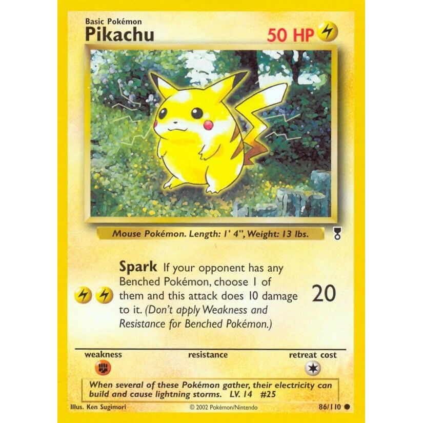 Image for Pikachu (086/110) (LC) - Pokemon