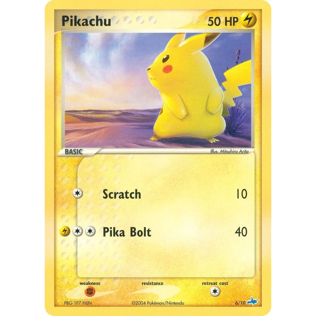 Image for Pikachu (6/10) (PR) - Pokemon