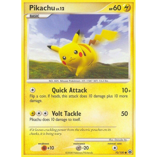 Image for Pikachu (70/100) (MD) - Pokemon
