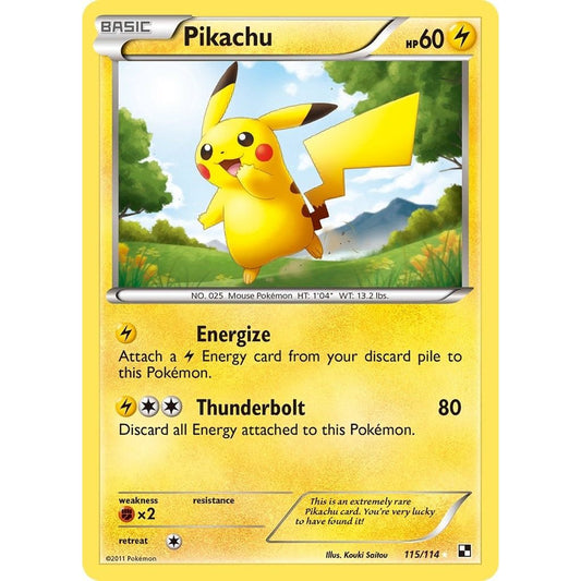 Image for Pikachu (115/114) (BLW) - Pokemon