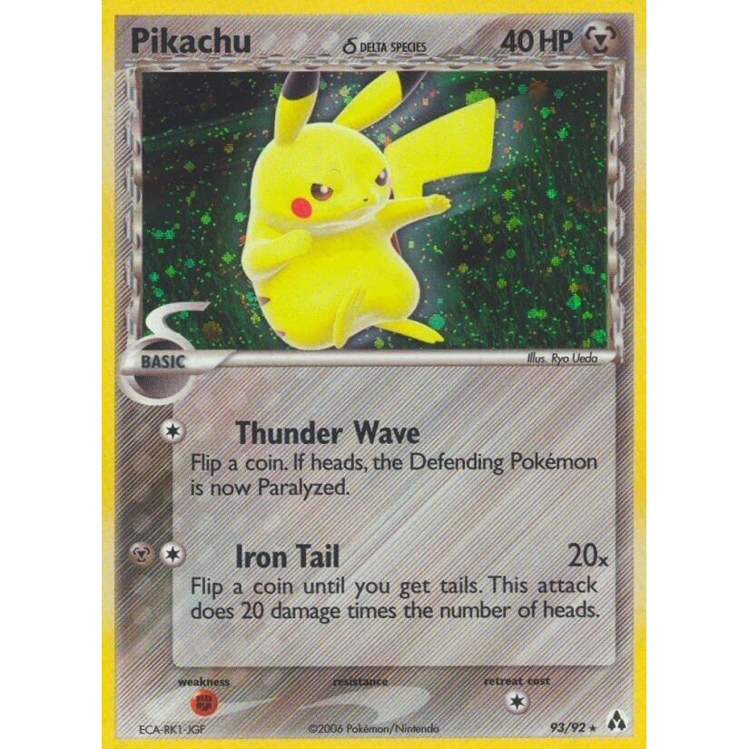 Image for Pikachu (Delta Species) (93/92) (LM) - Pokemon